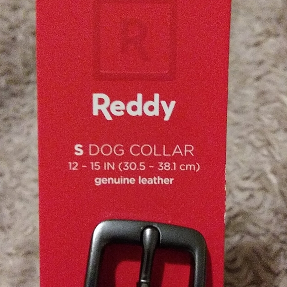 ๐ ๐พ 100% Leather 12-15 in Blk Dog Collar - Picture 2 of 5